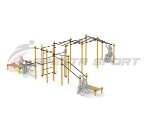 Купить Спортивный комплекс для инвалидов-колясочников WRK-D23_76mm в Красновишерске 