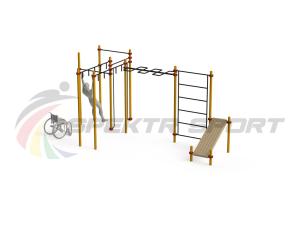 Купить Спортивный комплекс для инвалидов-колясочников WRK-D17_76mm в Красновишерске 