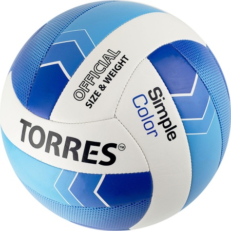 Купить Мяч волейбольный Torres Simple Color любительский р.5 в Красновишерске 